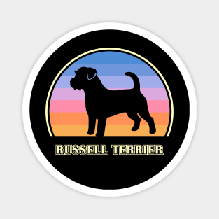 Russell Terrier Vintage Sunset Dog Magnet